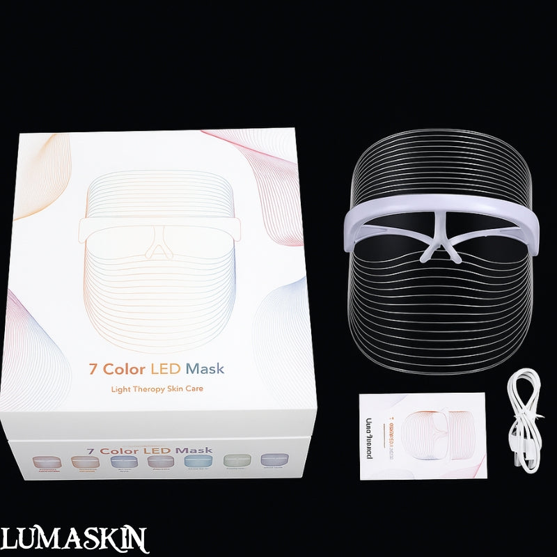 LumaSkin™ – Masque LED 7 Couleurs